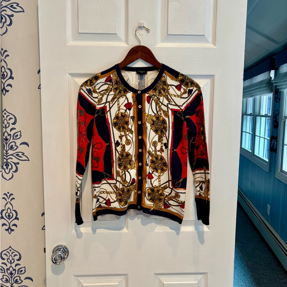 Talbot Elegant Women's Multicolor Cardigan